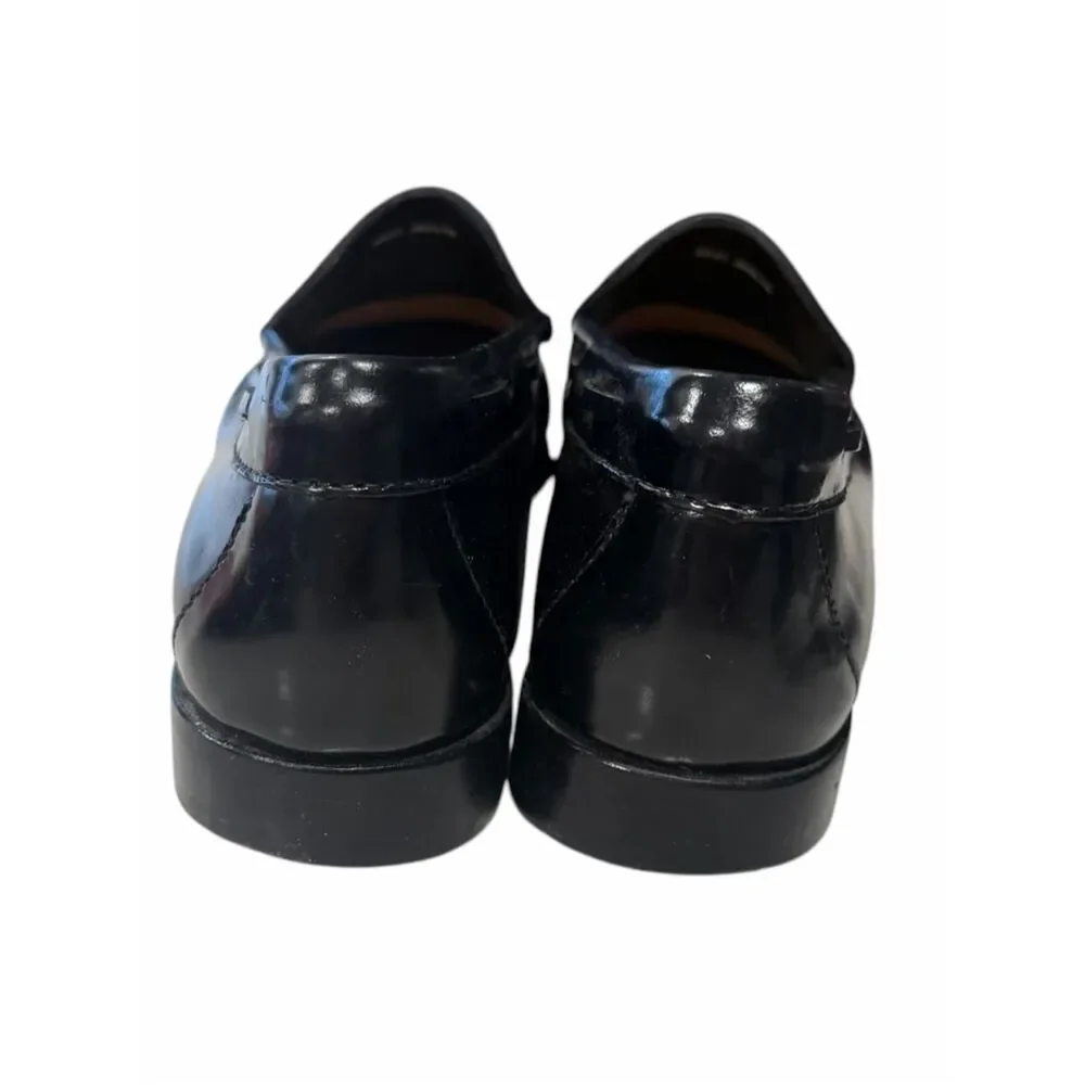 G.H. BASS & CO. Weejuns Layton Black Leather Kiltie Tassel Loafers Men’s 8.5 M